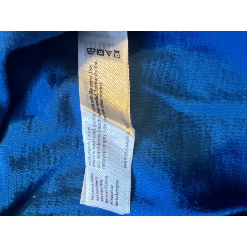 Eileen Fisher  Blue Short Sleeve Round Neck‎ Tee Shirt Large - Picture 7 of 7